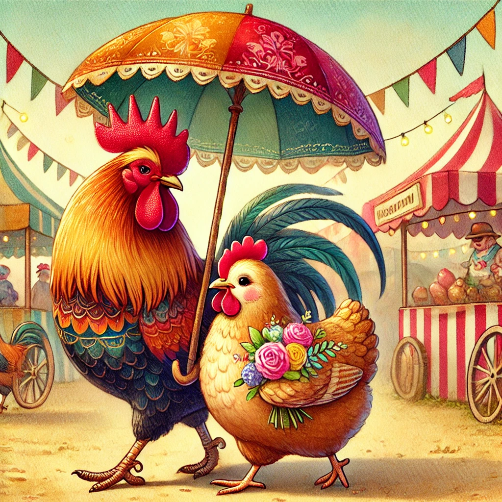 How Do Chickens Mate? A Farmer'S Insight Into Chicken Love In 2025 5 How Do Chickens Mate ~ Close ~ Dall-E Impression Of Chicken Love!